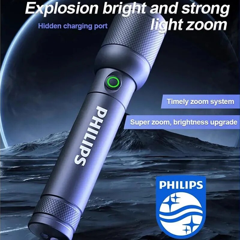 Outdoor Lighting Philips - Philips 6168 Torcia con zoom ottico