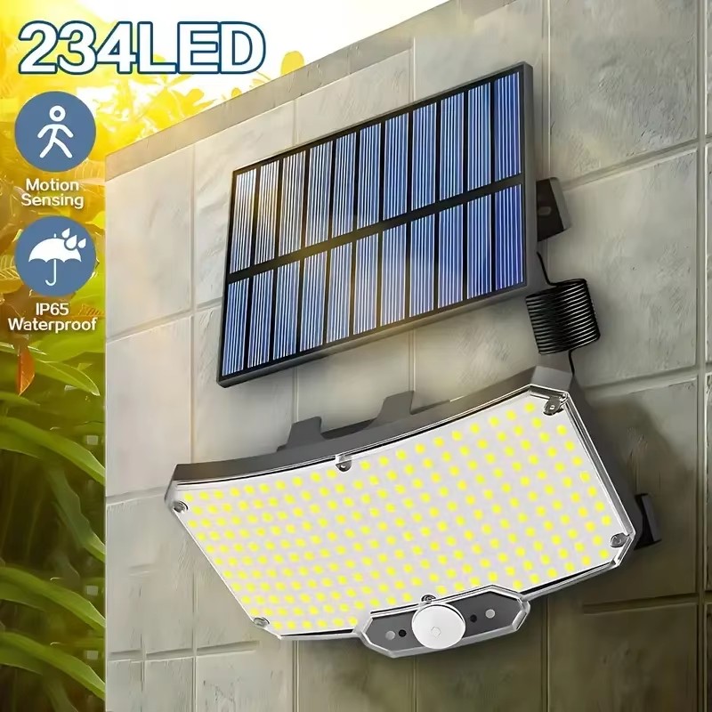 Outdoor Lighting With Motion Sensor - Luci Solari da Esterno 234LED con