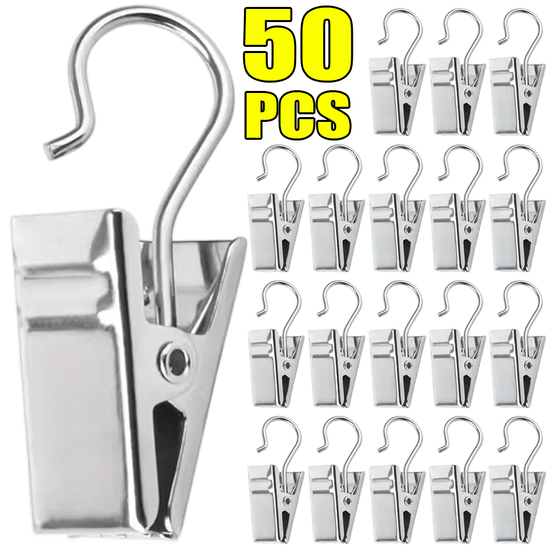 Wired Pathway Light - Ganci in Metallo per Tende, Clip