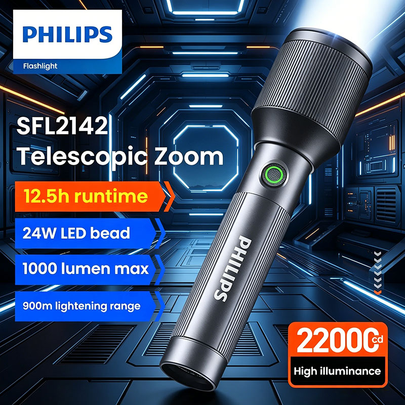Outdoor Lighting Philips - Philips Sfl2142 Torcia a Luce Potente