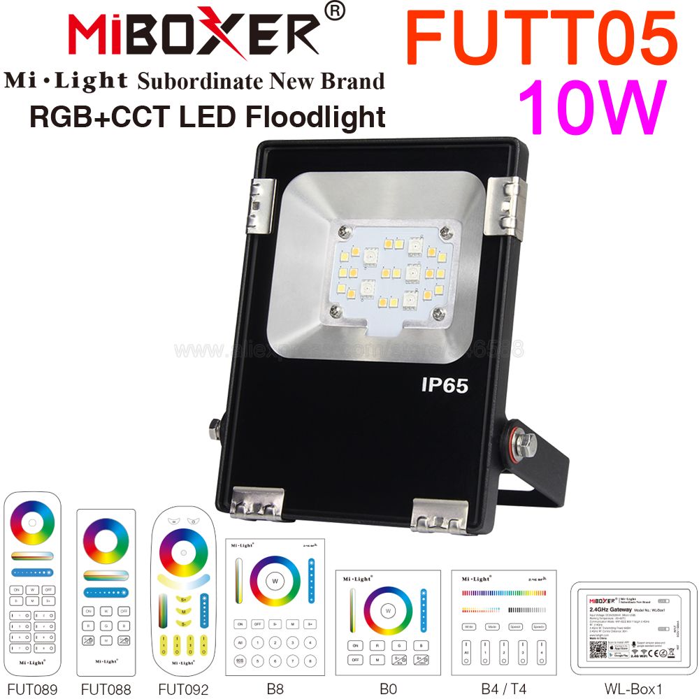 Outdoor Lighting Zigbee - MiBoxer FUTT05 Proiettore LED intelligente per