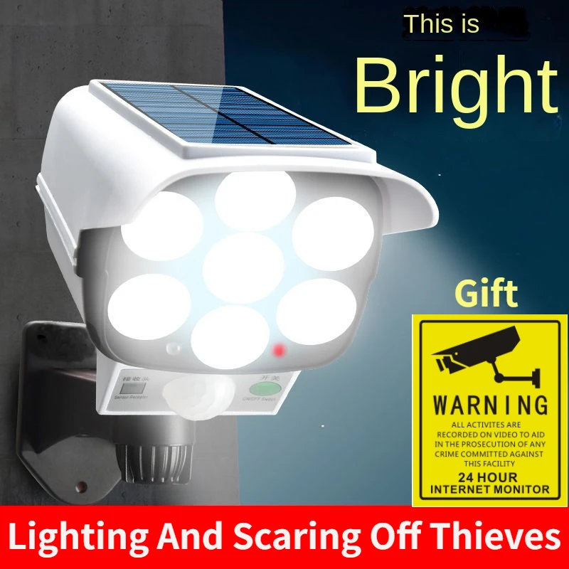 Outdoor Lighting With Motion Sensor - Luce solare esterna Sensore di movimento