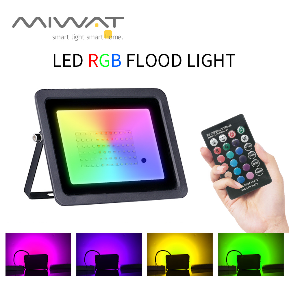 Outdoor Lighting Zigbee - Luce di inondazione RGB 100W 50W