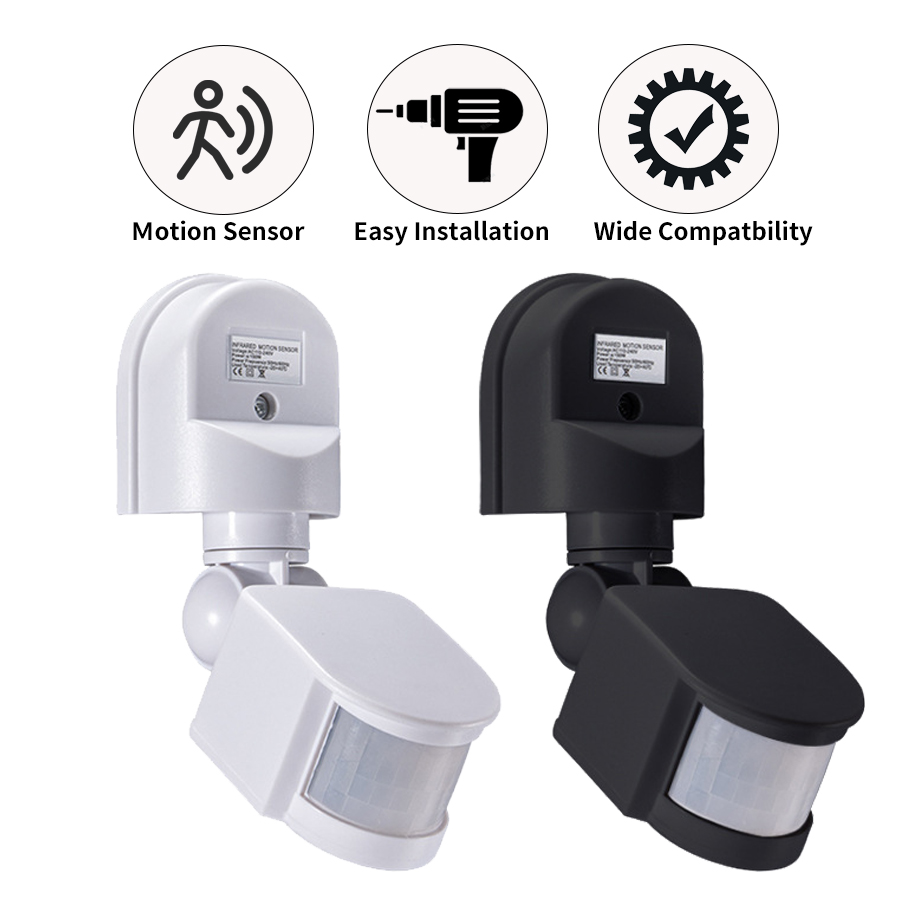 Outdoor Lighting With Motion Sensor - Sensore di movimento PIR 220V 110V