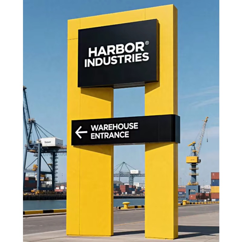Outdoor Lighting Logo - Insegna luminosa a LED impermeabile per