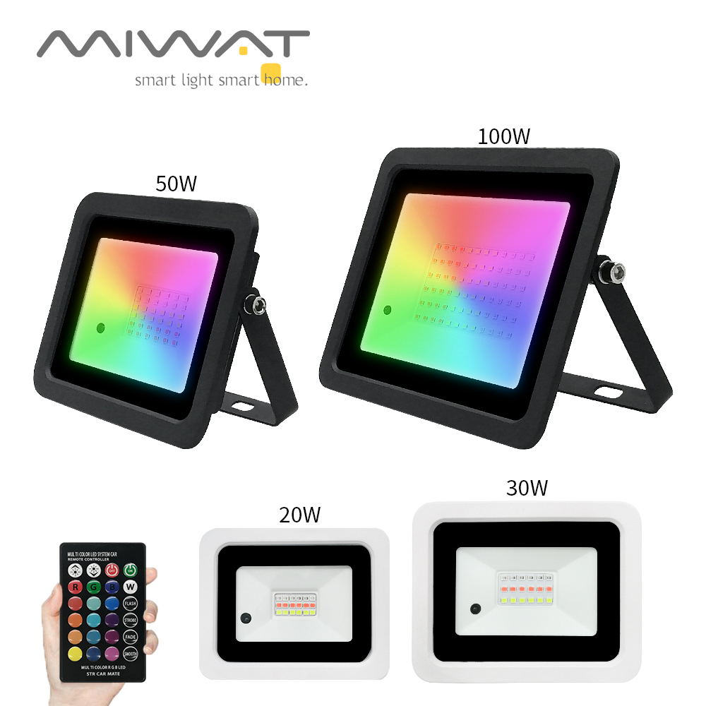 Luce di inondazione RGB 100W 5 - Outdoor Lighting Zigbee recensione e prezzo