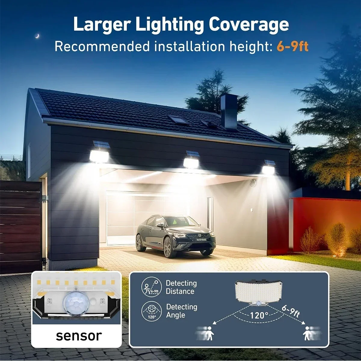 Luci Solari da Esterno 234LED  - Outdoor Lighting With Motion Sensor recensione e prezzo