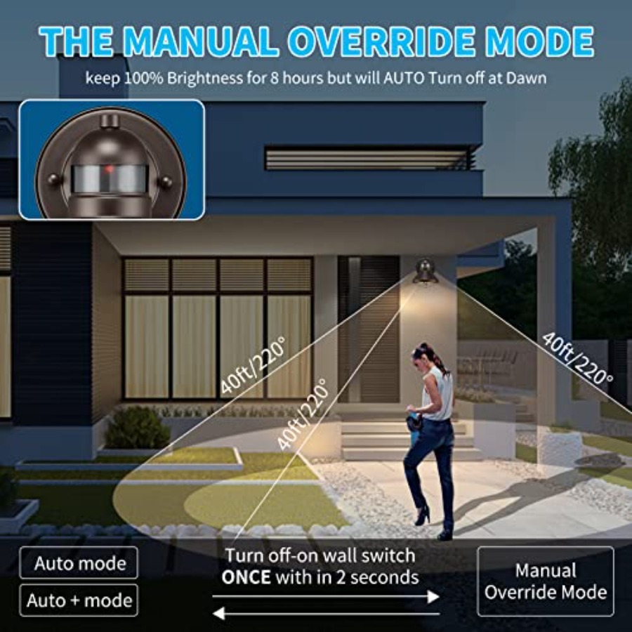 Set di 2 Applique LED da Ester - Outdoor Lighting With Motion Sensor recensione e prezzo