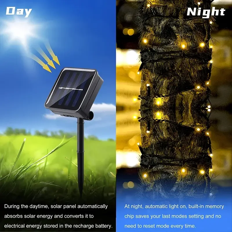 Stringa di luce solare a LED 8 - Solar Fairy String recensione e prezzo