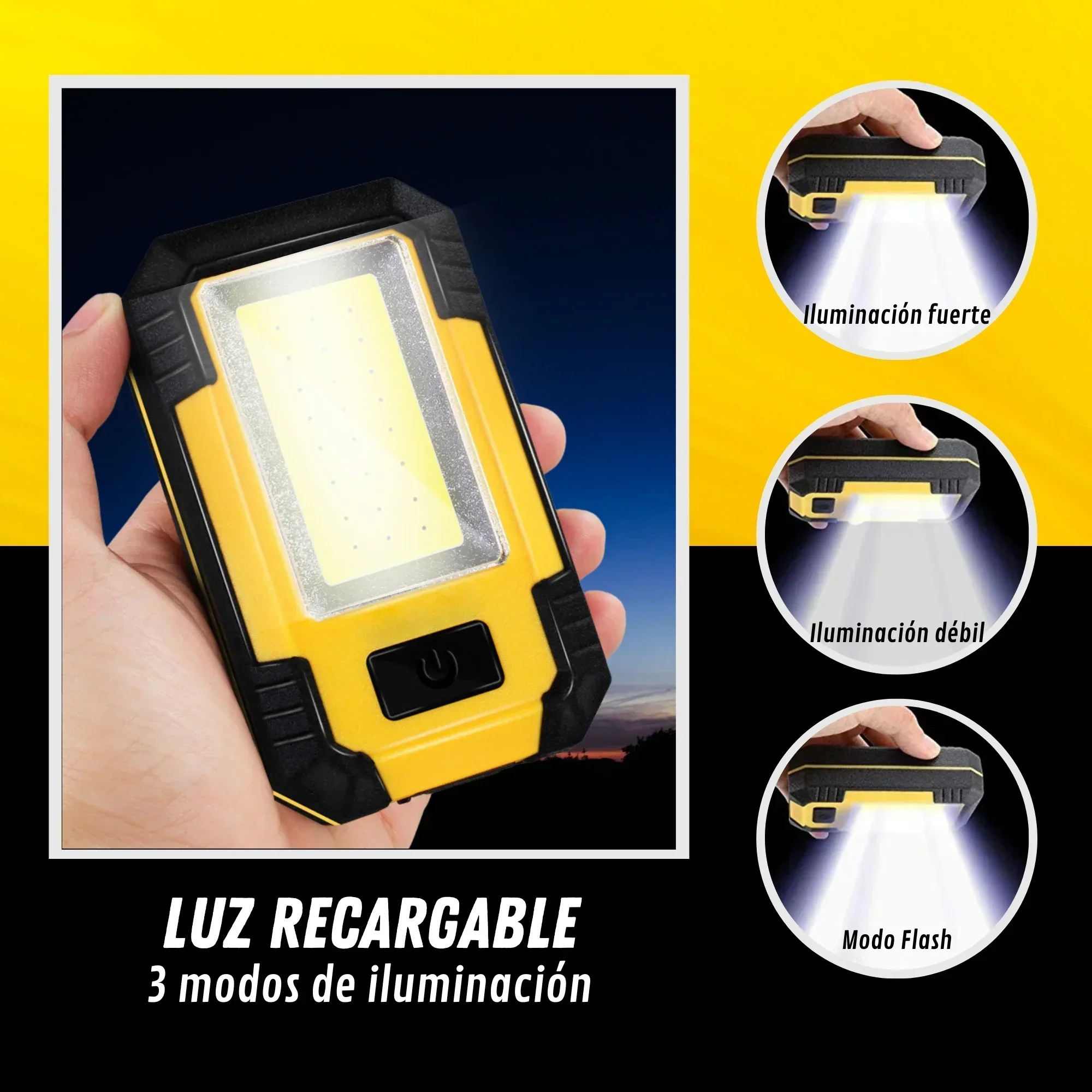Torcia da Lavoro Ricaricabile  - Outdoor Lighting Panel recensione e prezzo