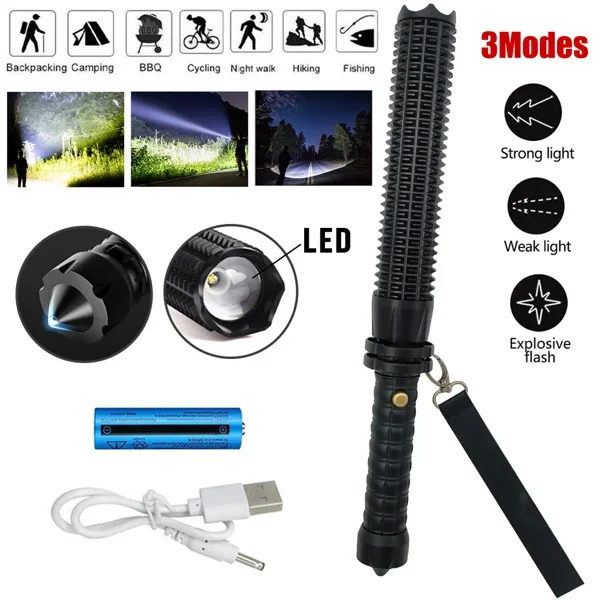 Torcia LED Ricaricabile USB, T - Outdoor Lighting Panel recensione e prezzo