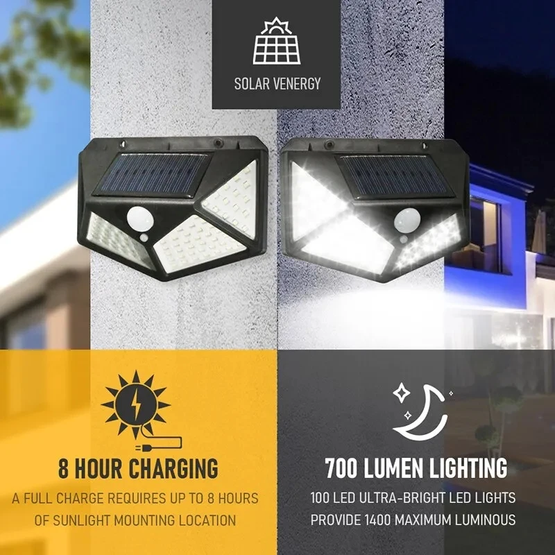 Lampada solare multifunzionale - Outdoor Lighting With Motion Sensor recensione e prezzo