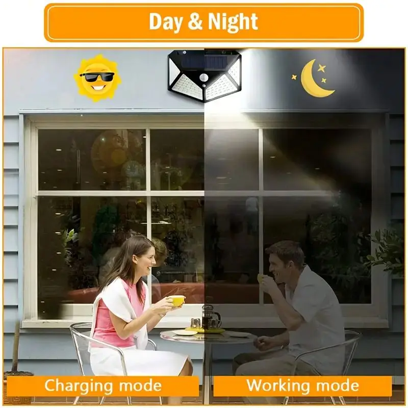 Lampada Solare da Giardino 100 - Outdoor Lighting With Motion Sensor recensione e prezzo