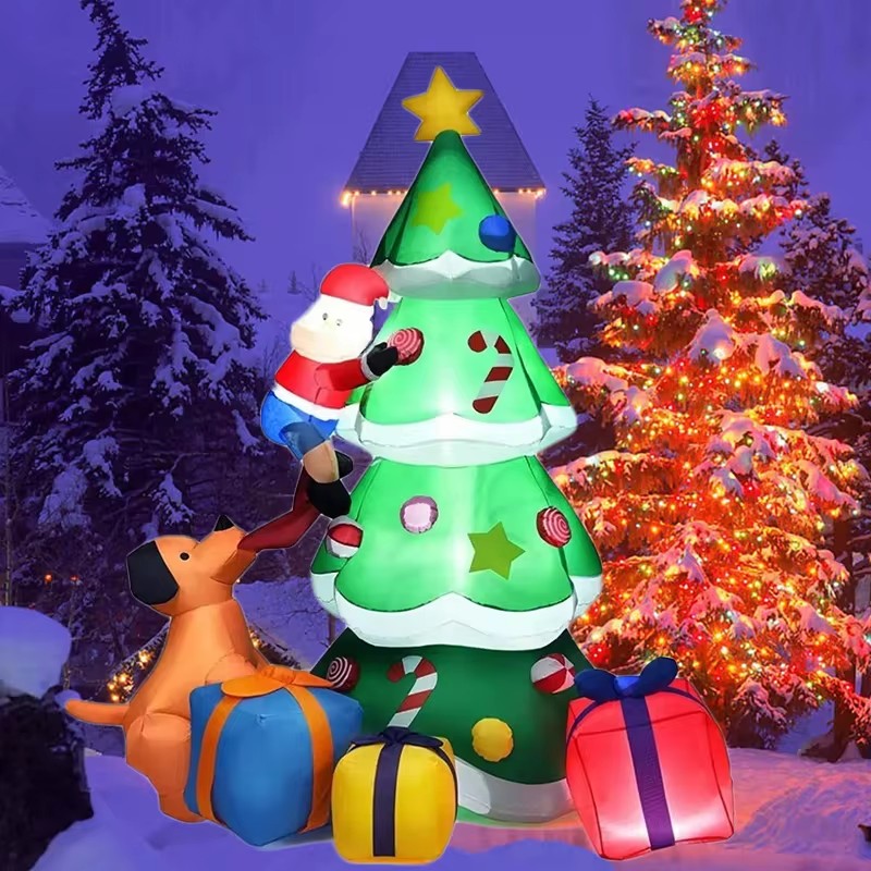 Albero di natale modello gonfi - Outdoor Lighting Tree recensione e prezzo