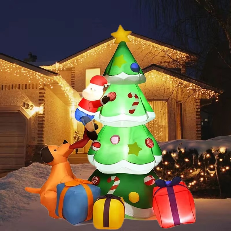 Albero di natale modello gonfi - Outdoor Lighting Tree recensione e prezzo