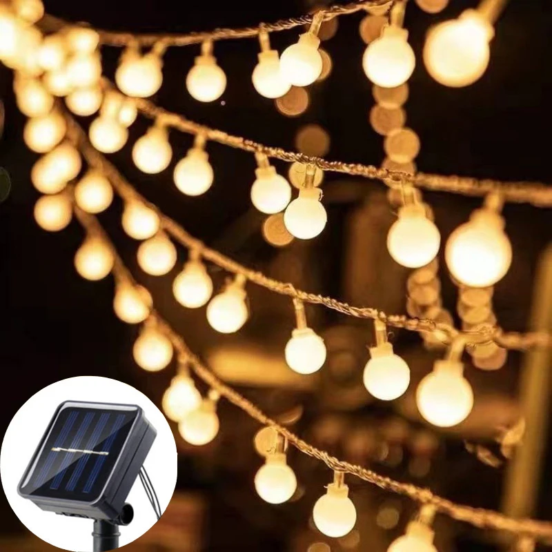 100LED Palla Ghirlanda Lucine  - Solar Fairy String recensione e prezzo