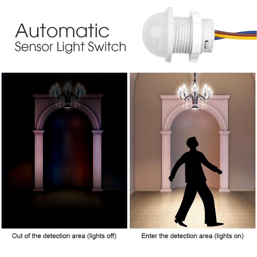 Sensore di Movimento PIR, Inte - Outdoor Lighting With Motion Sensor recensione e prezzo