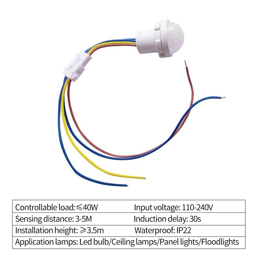 Sensore di Movimento PIR, Inte - Outdoor Lighting With Motion Sensor recensione e prezzo