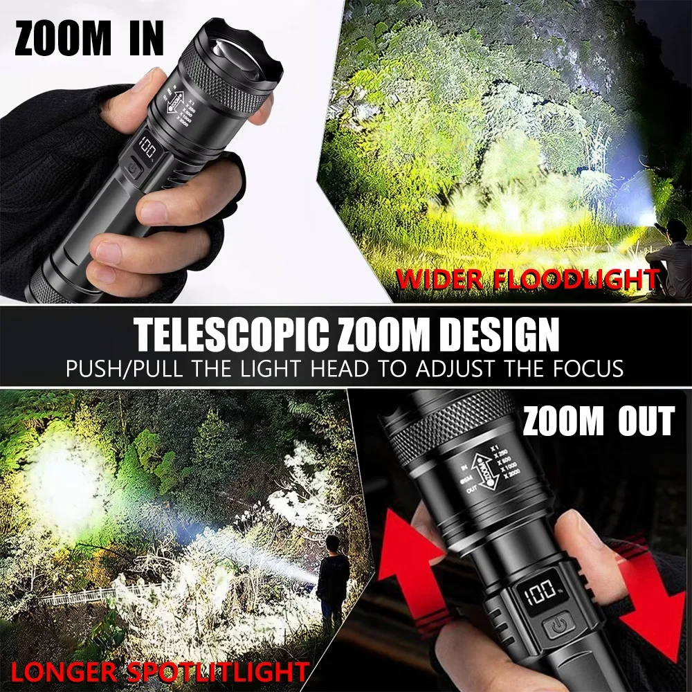 Torcia LED Ricaricabile Zoomab - Outdoor Lighting Ideas recensione e prezzo