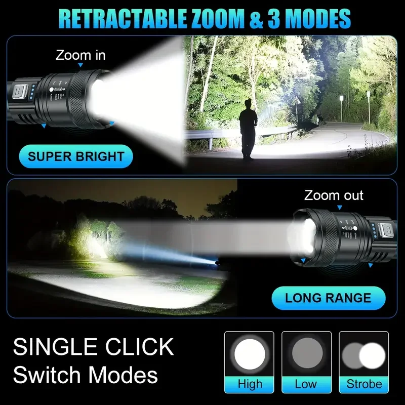 Torcia tattica a LED 2000LM To - Outdoor Lighting Ideas recensione e prezzo
