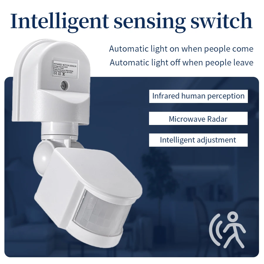 100-240V 12V PIR Sensore di mo - Outdoor Lighting With Motion Sensor recensione e prezzo
