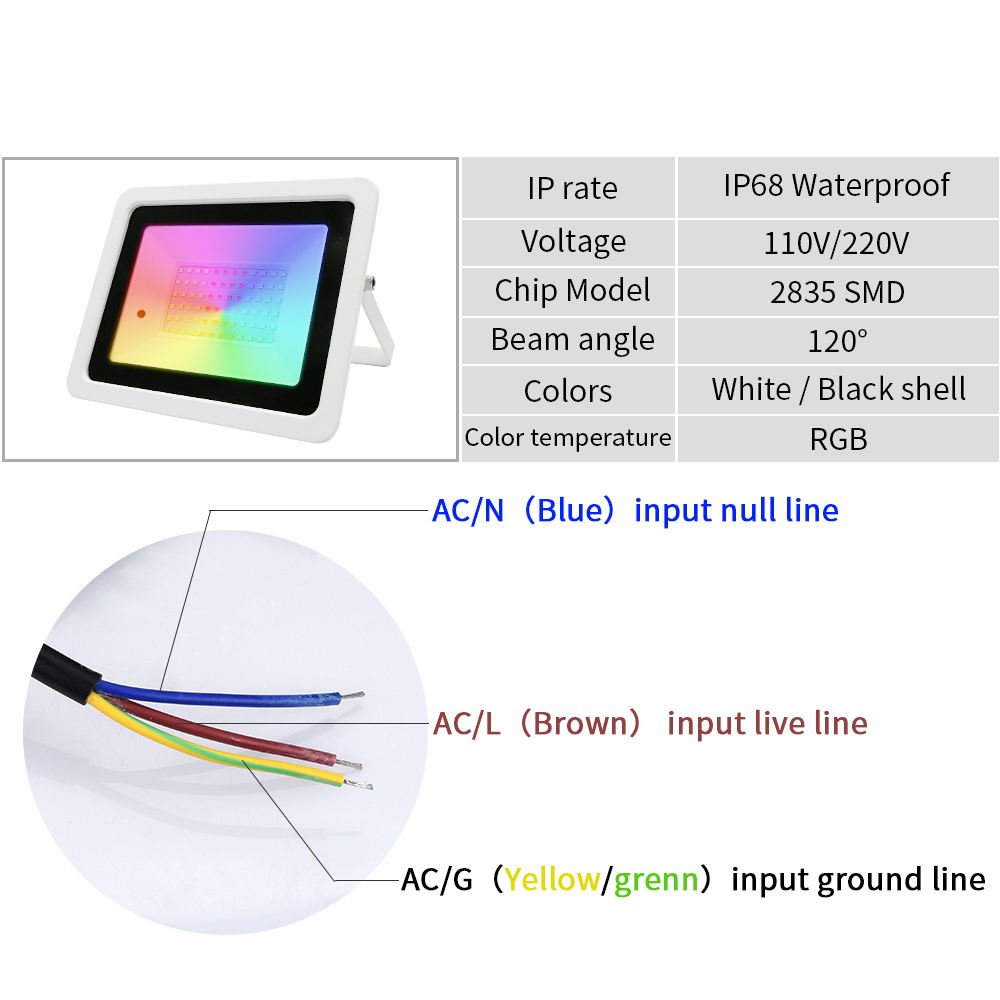 Led RGB Luce di Inondazione 20 - Outdoor Lighting Zigbee recensione e prezzo