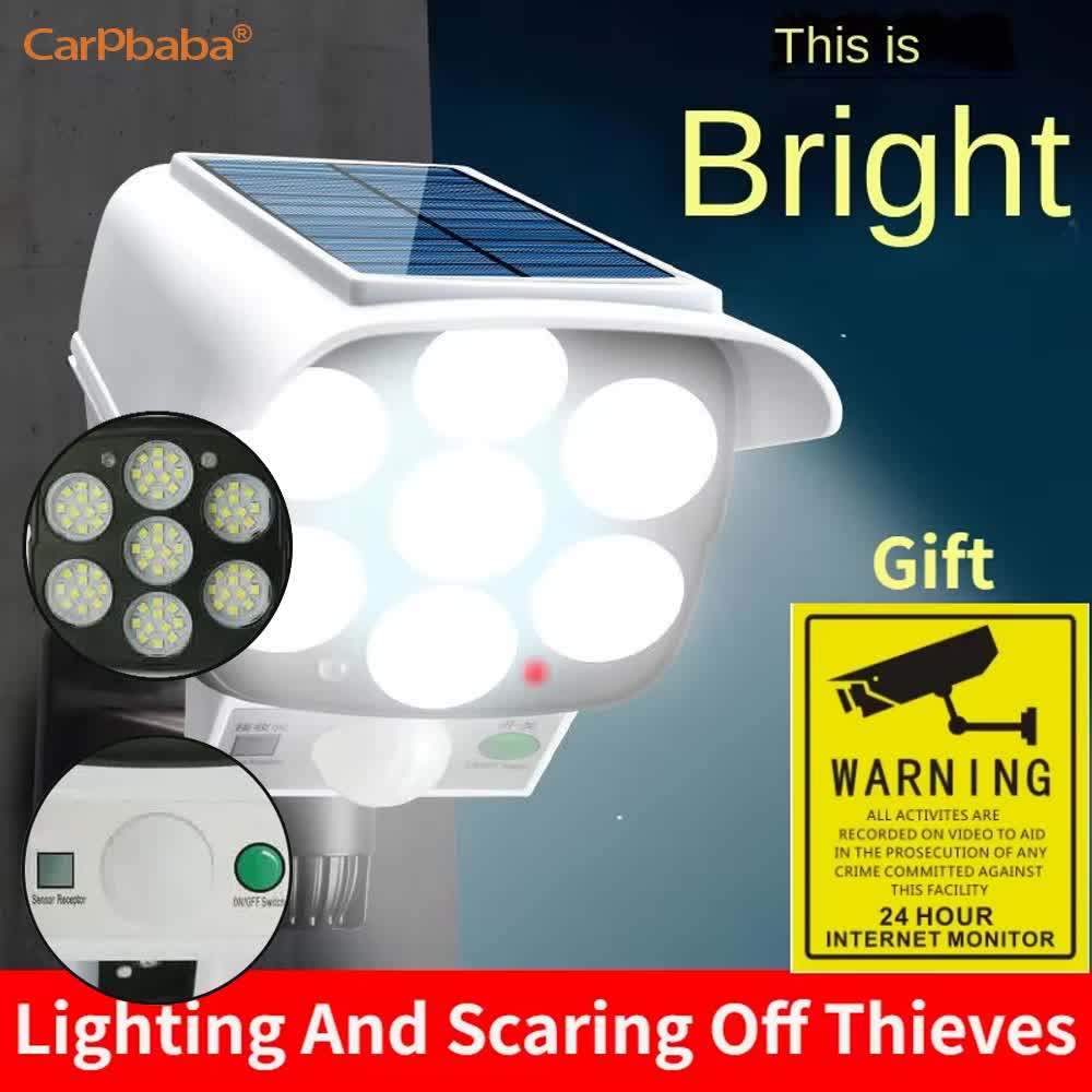 Luce solare esterna Sensore di - Outdoor Lighting With Motion Sensor recensione e prezzo