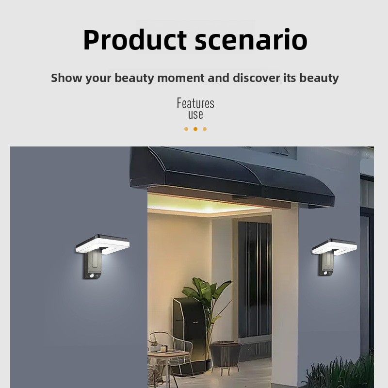 Nuova lampada da parete solare - Outdoor Lighting With Motion Sensor recensione e prezzo